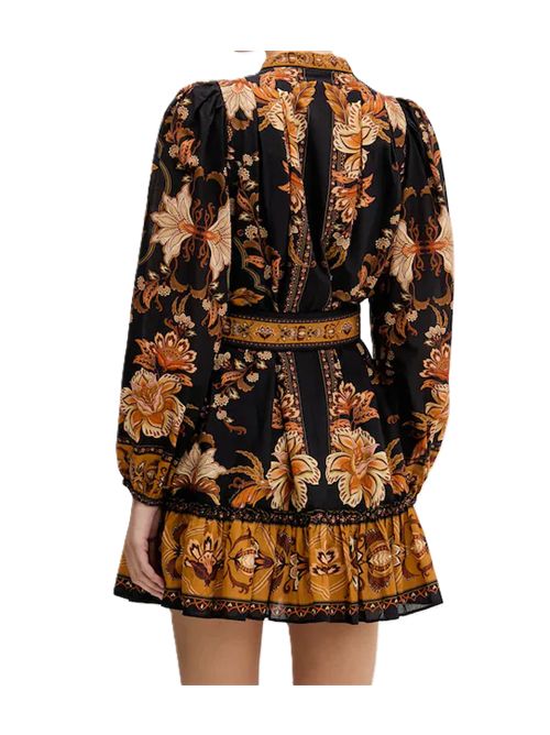 Farm Rio vestito in cotone majestic garden black FARM Rio | 34414226068 MAJESTIC GARDEN BLACK